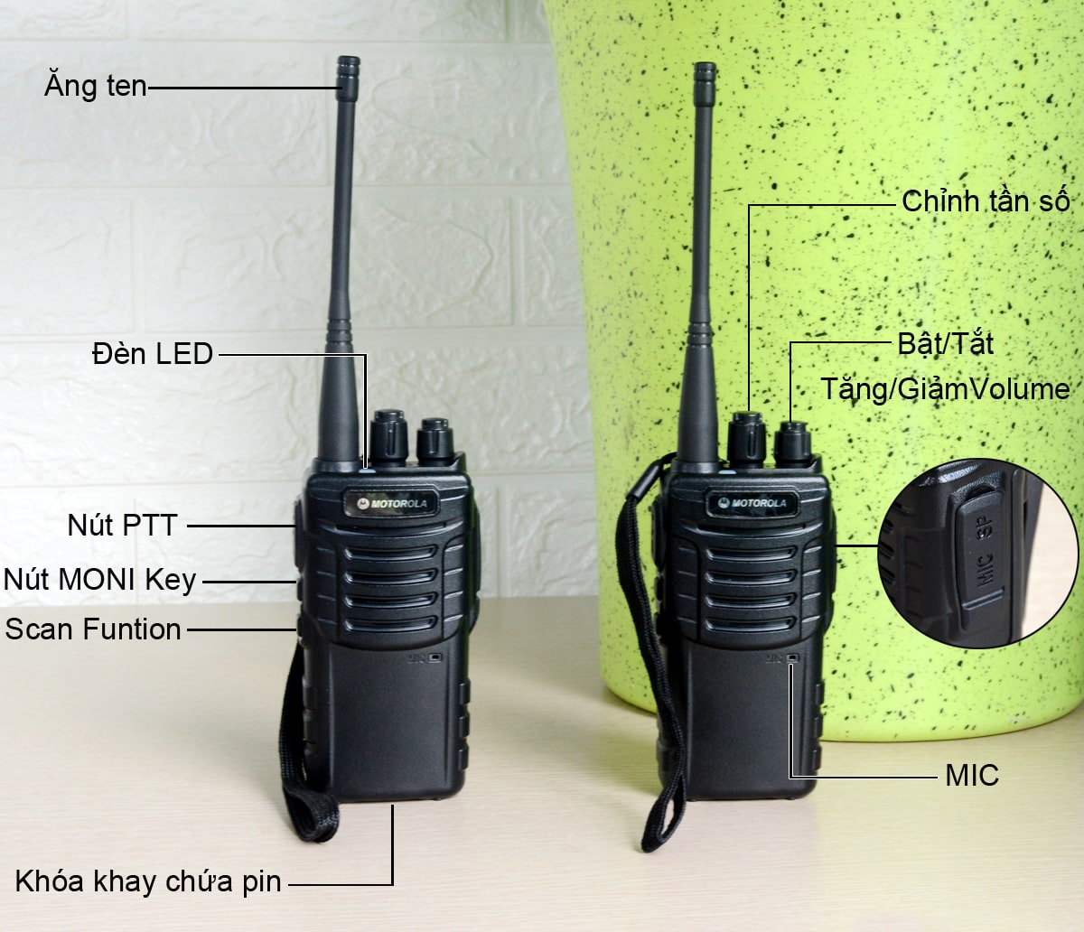 Trọn bộ máy bộ đàm motorola gp 1688 tại Song Bảo Phát