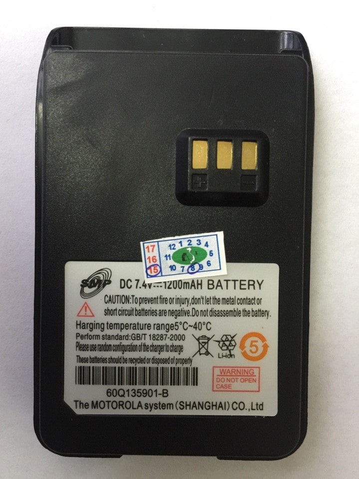 Cần lưu ý khi sử dụng pin bộ đàm motorola smp 418 để an toàn và hạn chế hư hỏng